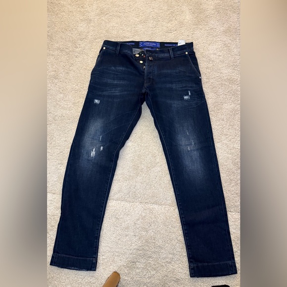 Jacob Cohën Special Edition Handmade Jeans – Dark Wash, Size 34 (IT 50)